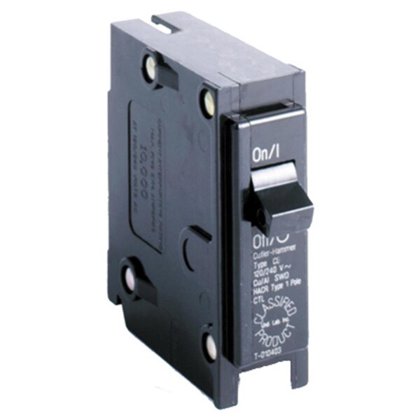 Eaton Circuit Breaker, 1 Pole, 120/240V AC, 10kA 154289 - main